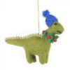 Christmas Decoration - Handmade Felt Cosy Dinosaur