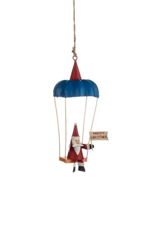 Christmas Decoration - Parachuting Santa