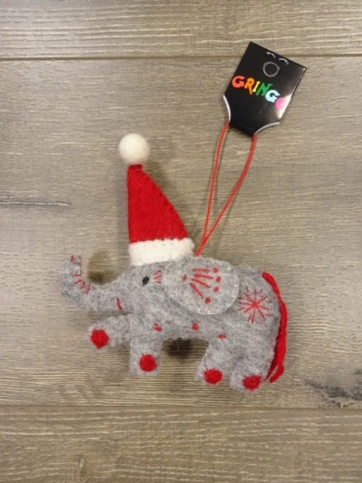 Christmas Decoration - Hanging Christmas Elephant